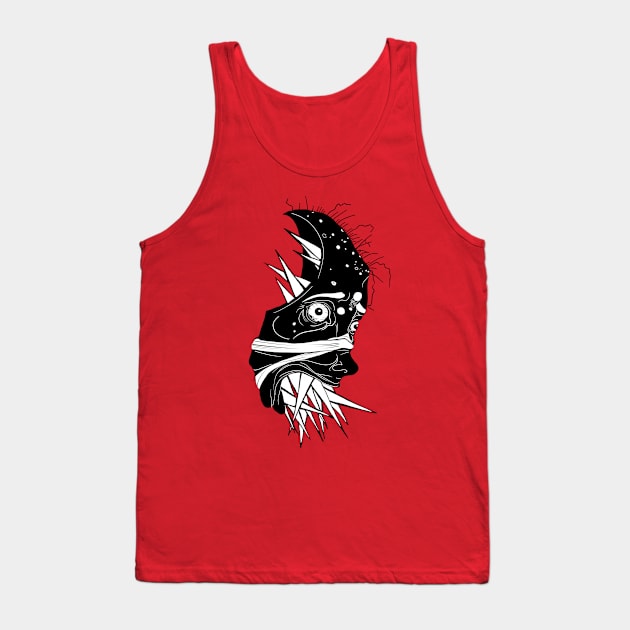 Glossophobia - Black Tank Top by csteensrud